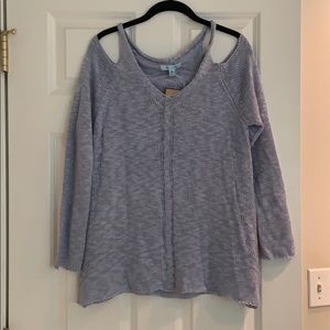 NWTBaby blue size medium sweater.